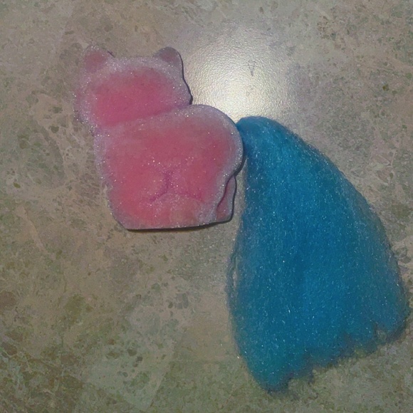 1990 My Little Pony Collectors Lil' Litters Persian Mommy cat, flocked kitty - Picture 2 of 3